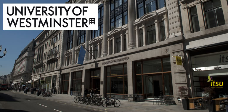 محل اقامت و موقعیت جغرافیایی university of westminster